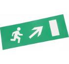 Наклейка REXANT 74-0140-1 Направление к эвакуационному выходу
