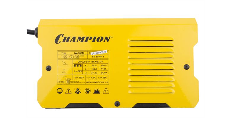 Сварочный инвертор CHAMPION IW-180N
