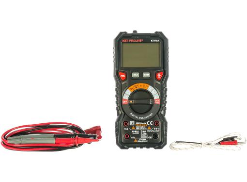 Изображение товара Цифровой мультиметр КВТ KT 118A PROLINE карманный измерительный прибор