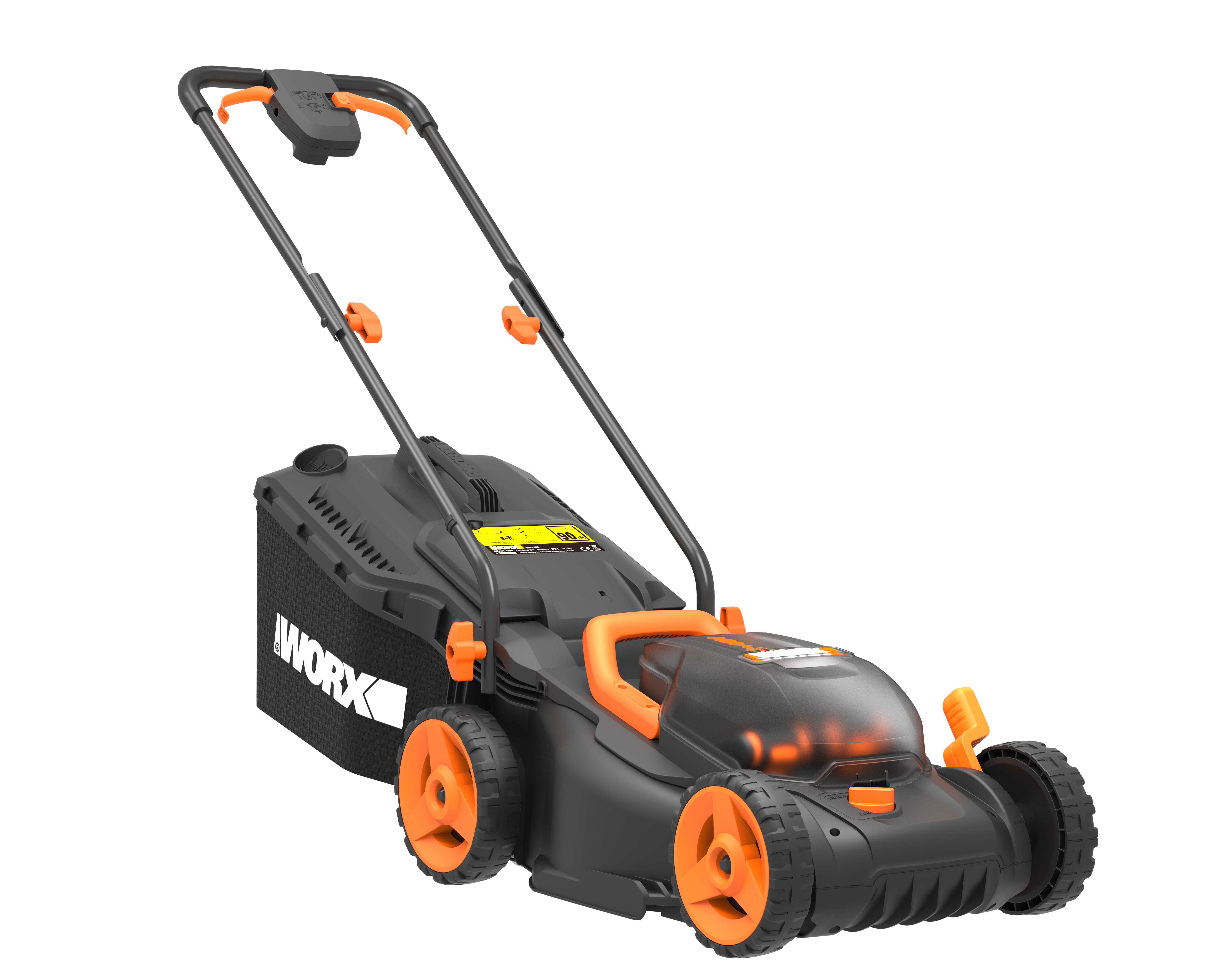 фото Газонокосилка worx wg779e.9 без акк. и з.у