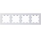 Изображение товара Рамка SCHNEIDER ELECTRIC ATN330104 4-постовая из стекла белая серия ATLASDESIGN NATURE