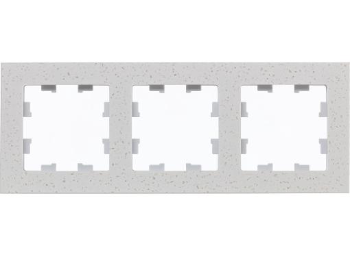 Изображение товара Рамка SCHNEIDER ELECTRIC ATN343103 3-постовая из мрамора кремового цвета