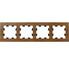 Изображение товара Рамка SCHNEIDER ELECTRIC ATN353204 4 постовая из бамбука