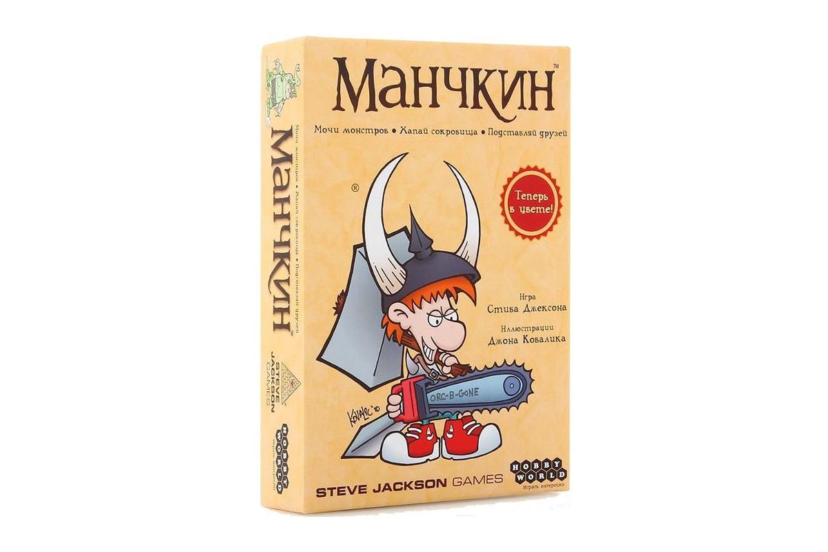 Игра настольная Hobby world Манчкин (цветная версия, 2-е рус. изд.) - цена,  фото и инструкция - купить в Москве, СПб и РФ