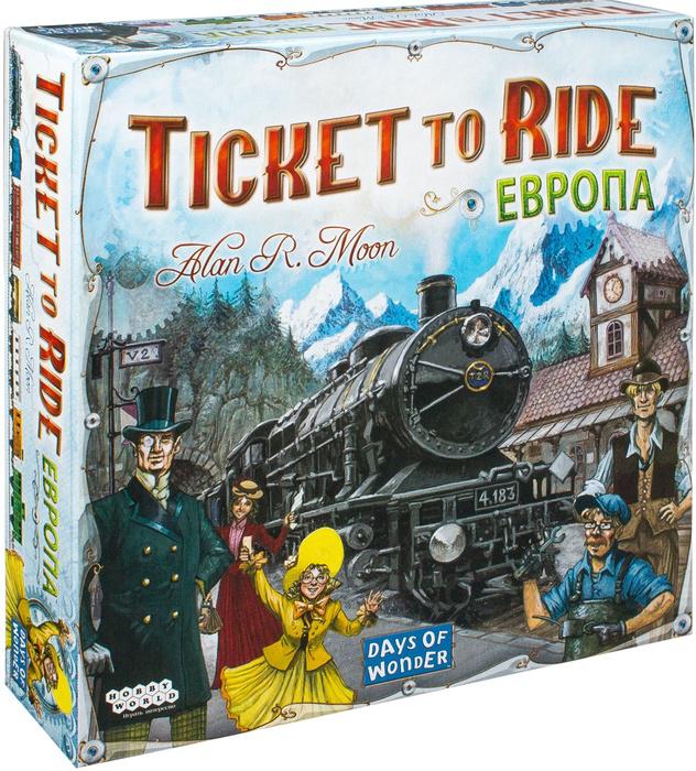 

Настольная игра Hobby world Ticket to ride: Европа, Ticket to ride: Европа