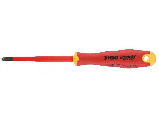 Изображение товара Отвертка диэлектрическая FELO 41529390 PZ 2х100 E-Slim Ergonic