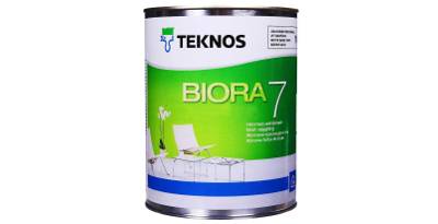 Краска TEKNOS Биора 7 Сейнамаали РМ1 белая 0,9 л