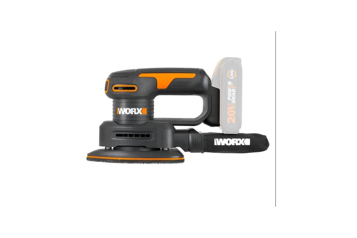 Машинка шлифовальная дельта WORX WX822.9 без акк. и з.у купить в Уфе по  доступной цене: характеристики и фото