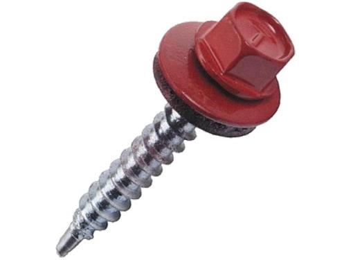 Изображение товара Саморез TECH-KREP 4.8х35 мм с шестигранной головкой и порошковым покрытием