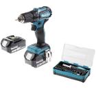 Изображение товара Набор MAKITA Бесщеточный шуруповерт DDF483RFE +Набор бит B-36170