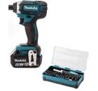 Изображение товара Аккумуляторный гайковерт MAKITA DTD152RME с набором бит и кейсом