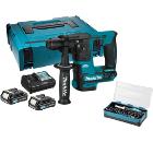 Изображение товара Аккумуляторный перфоратор Makita HR166DWAJ с кейсом и аккумуляторами 10.8В, SDS+