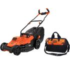 Изображение товара Электрическая газонокосилка BLACK & DECKER BEMW471BH с регулировкой высоты и системой Edge Max