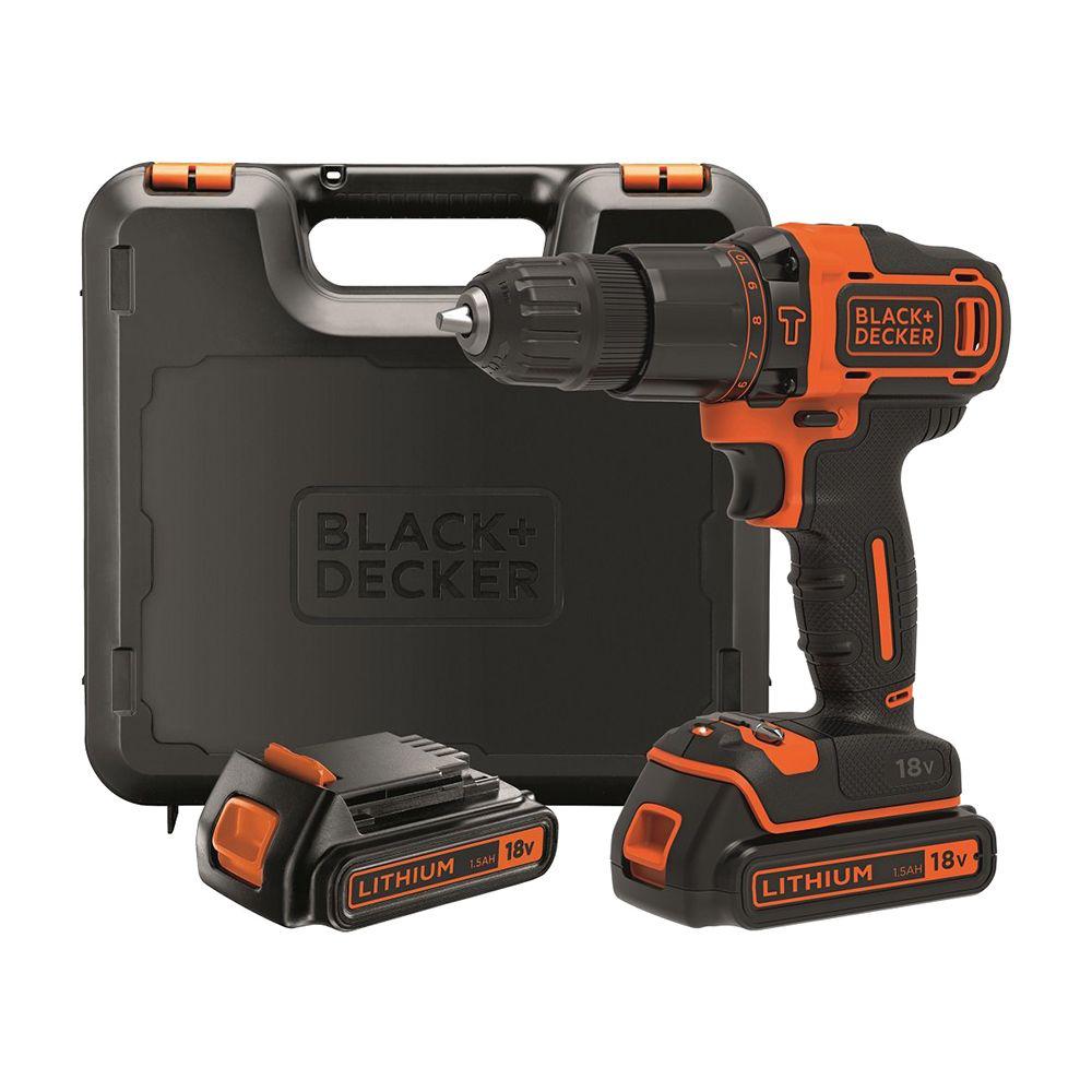 фото Дрель-шуруповерт black & decker bdchd18kb