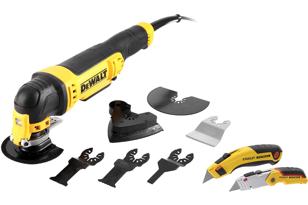 Набор Dewalt Реноватор DWE315KT +Набор ножей FatMax FMHT82836-0 - цена,  отзывы, фото - купить в Москве, СПб и РФ