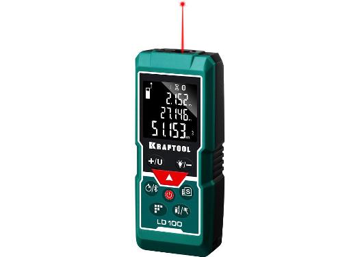 Изображение товара Лазерный дальномер KRAFTOOL LD-100 для точных измерений до 100 м