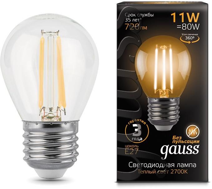 фото Лампа светодиодная gauss 105802111 led filament