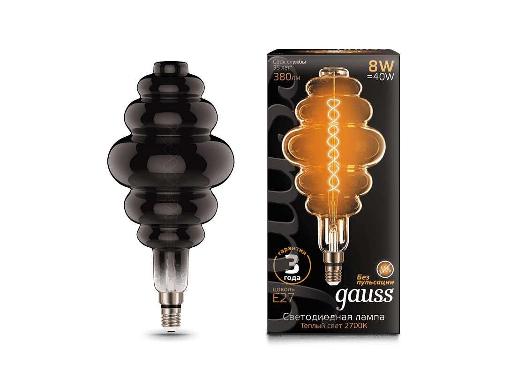 Изображение товара Светодиодная винтажная лампа GAUSS 8W E27 2700K для интерьера