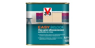 Лак V33 EASY RELOOK полуглянцевый Ангора 0,5л
