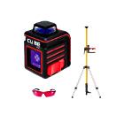 Комплект ADA CUBE 360 SPECIAL EDITION (уровень ADA CUBE 360 Basic Edition, штатив ADA Silver Plus, очки ADA Visor Red)