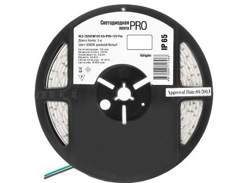 Изображение товара Лента светодиодная NAVIGATOR NLS-3528CW120-9.6-IP65-12V-Pro R5