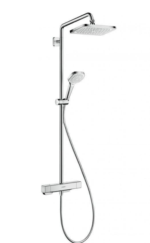 фото Душевая система hansgrohe croma e 27630000 showerpipe 280 1jet