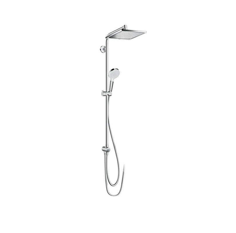 фото Душевая система hansgrohe crometta e 27289000 showerpipe 240 1jet ecosmart reno