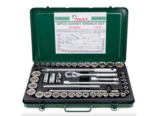 Изображение товара Набор инструментов HANS 4646MA 46 предметов профессиональный для автомобиля