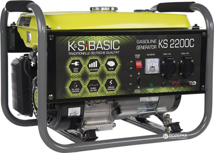 фото Бензиновый генератор k&s basic basic ksb 2200c