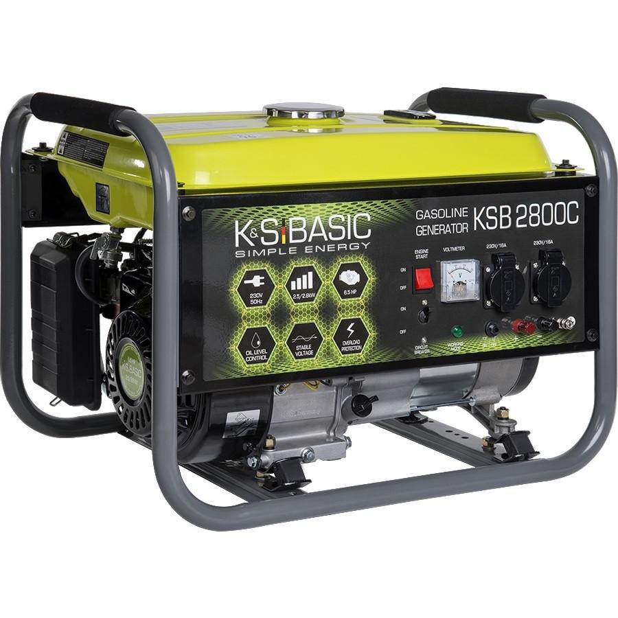 фото Бензиновый генератор k&s basic basic ksb 2800c