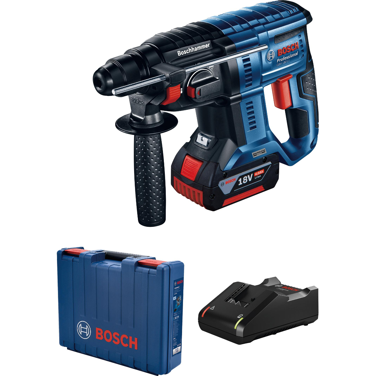 Перфоратор BOSCH GBH 180-LI Brushless (0.611.911.122) купить в Уфе по  доступной цене: характеристики и фото