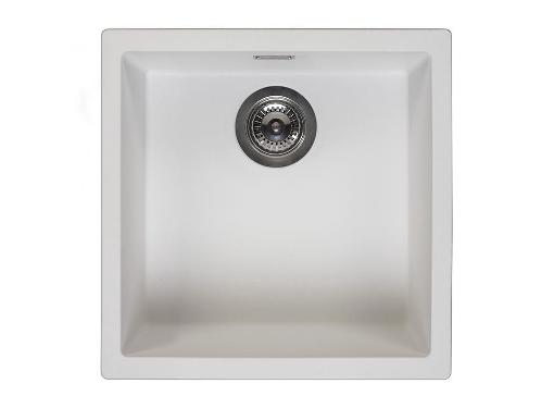 Изображение товара Кухонная мойка Reginox Amsterdam 40 White из искусственного гранита, квадратная, полированная