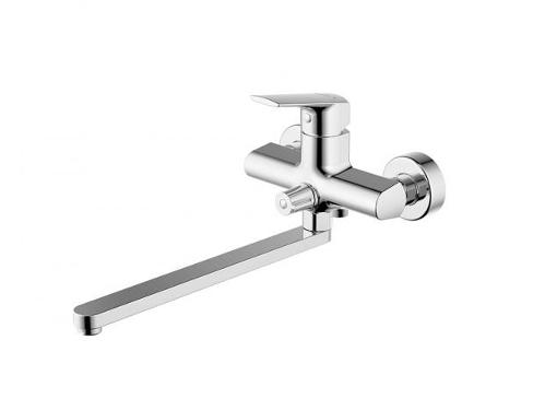 Изображение товара Смеситель для ванны BRAVAT Real F6121179CP-01L с длинным изливом, хром