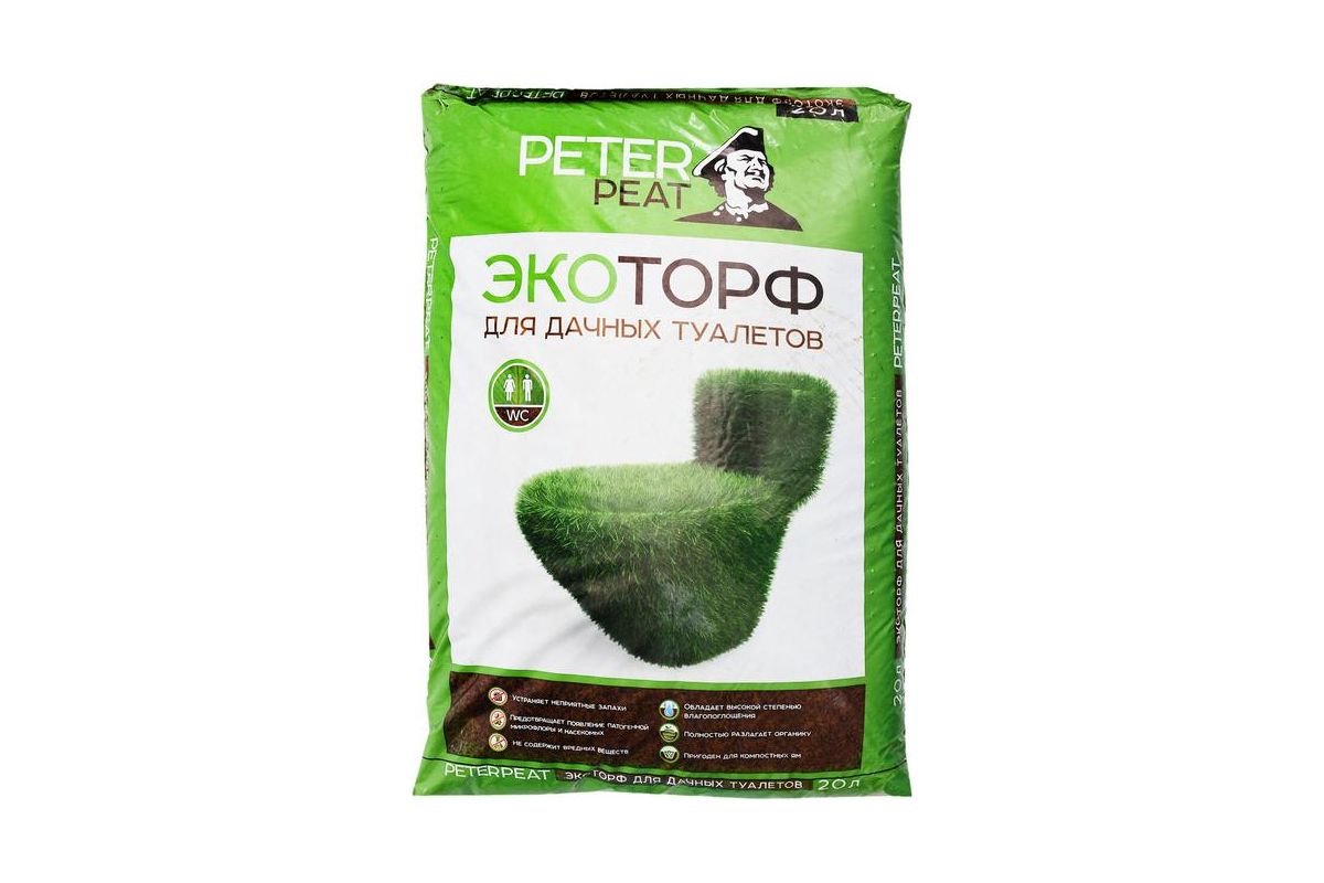 Экоторф peter peat для дачных туалетов