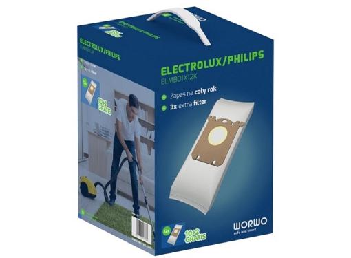  WORWO ELMB01X12K  Electrolux, Philips WOR-BAG, 12.