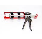 Изображение товара Пистолет для герметика HIMTEX MET585 профессиональный двухтубный 585 мл