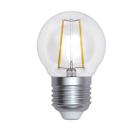 Лампа светодиодная UNIEL LED-G45-9W/3000K/E27/CL PLS02WH