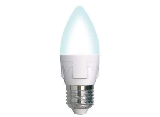 Изображение товара Лампа светодиодная UNIEL LED-C37 7W/4000K/E27/FR/DIM PLP01WH