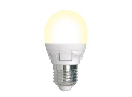   UNIEL LED-G45 7W/3000K/E27/FR/DIM PLP01WH