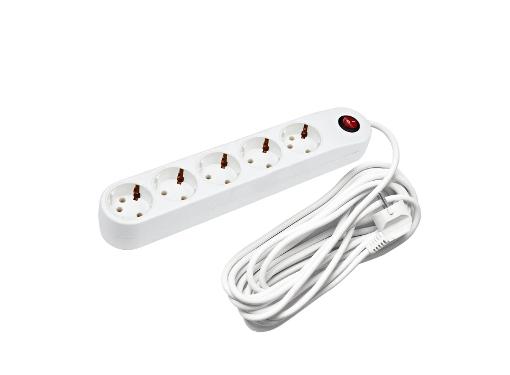 Изображение товара Удлинитель UNIEL S-GCE5-1,5B NEON 5 гнезд 1,5 м IP 20