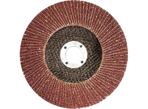 Изображение товара Круг лепестковый торцевой MOS 125х22, 80 лепестков, зернистость 100