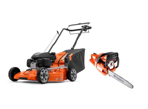 Изображение товара Газонокосилка бензиновая HUSQVARNA Газонокосилка LC 356VP (9679888-01) +Бензопила 120 Mark II