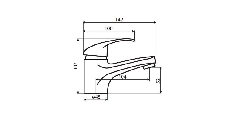 ��������� ��� �������� DORFF D8021000WH