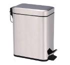 Ведро для мусора MY SPACE (SW6892-S-5L) с педалью, серебро