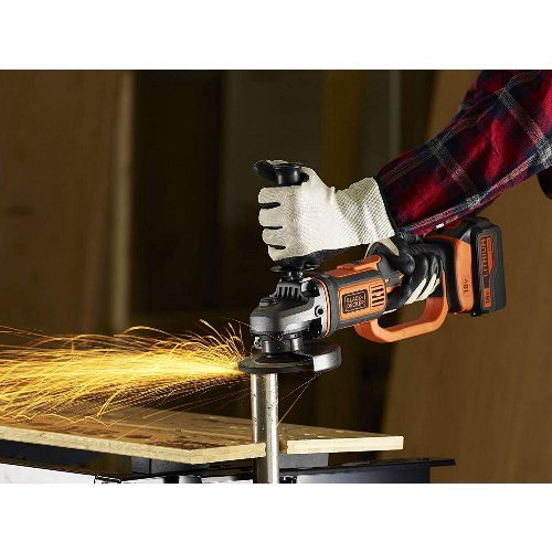 Углошлифовальная машина аккумуляторная black decker bcg720m1