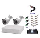 Комплект видеонаблюдения POLYVISION для улицы с 2 AHD камерами HD