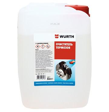 фото Очиститель тормозов wurth 0890108715053-1 5л