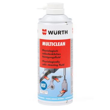 фото Очиститель-спрей wurth multiclean h1 (08901096-053-12) 400мл