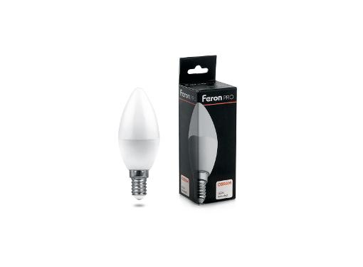 Изображение товара Светодиодная лампа FERON LB-1309 9W E14 2700K свеча матовая