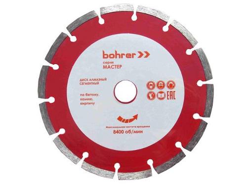 Изображение товара Алмазный круг BOHRER 180х25,4 мм для плитки и керамогранита